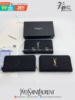VIP 】YSL SAINT LAURENT LONG WALLET กระเป๋าสตางค์ใบยาวซิปรอบ งานเย็บเดินด้ายสวยมากกก อะไหล่ ดำ เงิน ทอง พร้อมส่งครบเลยค่ะ สวยหรูดูแพง ราคาดีงามมากกค่าา ไอเท็มนี้ Must Have! พร้อมส่งที่ไทยราคาสุดคุ้ม