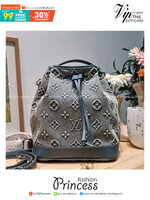 LV Neo washed denim monogram bag / LV Bucket Bag ใหม่ล่าสุด กระเป๋าทรงบัคเก็ตรุ่นฮิตที่มาในรูปแบบ washed denim สวยคลาสสิค คมชัด ดูแพง