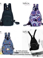 Kipling Backpack & Handbag K15456 กระเป๋าหรือสะพายหลังแบบเป้ หรือคาดอก เปลี่ยนสไตล์เท่ๆได้ด้วยซิปเดียวด้านหลัง ขนาดกลางกำลังดี วัสดุpolymide100% น้ำหนักเบา ช่องหลักเปิดปิดสองชั้นด้วยซิปและตัวล้อคทันสมัยใช้งานง่าย ด้านหน้า1ช่องซิปเก็บของจุกจิกจิก ใช้ได้แบบ