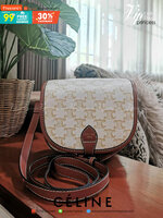 ✴️CELINE CROSSBODY BAG VIP GIFT WITH PURCHASE (GWP) พรีเมี่ยมกิ๊ฟ Limited Edition จาก CELINE HAUTE PARFUME DUTYFREE COUNTER วัสดุ COATED CANVAS ดีไซน์ยอดนิยมสไตล์สาว LISA