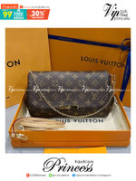 Ori 25cm Louis Vuitton favorite / LV Favorite Monogram Damier Ebene MM เกรดออริจินอล ใช้แทนใบจริงได้ ภาพถ่ายจากงานขายจริง ใช้งานต่างประเทศได้ค่ะ