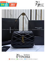 ORI หนังแท้ | YSL Le 57 Hobo Shoulder Bag / YSL Hobo Bag กระเป๋าสะพายทรงโฮโบ หนังสัมผัสนิ่มมือ ดีไซน์เรียบหรู ภายในโล่งกว้าง สามารถจุของสำคัญได้อย่างครบถ้วน ใบจริงหรูหรา ดูแพง มีไว้ติดบ้านสักใบ ยังไงก็คุ้มค่าจ้า