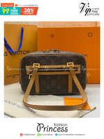LV Cite Monogram Canvas Brown in Coated เกรดท็อปออรินอล หนังแท้ สวยงามตามรูป เกรดเทียบแท้ ใช้สลับแท้ได้ ใช้งานต่างประเทศได้