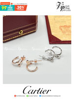 Cartier JUSTE UN CLOU EARRINGS ต่างหูตะปูคาเทียร์ เกรดออริจินิล ปั้มทุกจุด วัสดุคุณภาพดี ไม่ลอกไม่ดำ พร้อมกล่องหนาตามแบบปั้มลายแบรนด์ ภาพสินค้าถ่ายจากงานขายจริง ใช้งานต่างประเทศได้