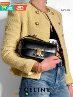 พรีเมี่ยมกิ๊ฟแท้ 100% 】CELINE TRIOMPHE SHOULDER BAG VIP GIFT WITH PURCHASE-GWP พรีเมี่ยมกิ๊ฟ Limited Edition จาก CELINE PERFUME DUTY FREE COUNTER วัสดุ TRIOMPHE & LEATHER ดีไซน์ยอดนิยมสไตล์สาว LISA