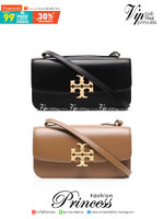 TORY BURCH ELEANOR CONVERTIBLE SHOULDER BAG ((89644)) รุ่นใหม่ สวยตามคนดังเซเลบกันเลยค่า! พร้อมส่ง ห้ามพลาดก่อนหมด ต้องมีติดตัวสักใบค่า กระเป๋าหิ้ว//คล้องไหล่ หรือสะพายข้างได้ หนังแท้เรียบ ผิวลื่น หรูมากๆสำหรับรุ่นนี้ เปิด-ปิดกระเป๋าแบบแม่เหล็กโลโก้แบรนด์