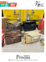 Loewe Puzzle bag กระเป๋าสะพายข้างทรงกล่อง สุดยอดแบรนด์ที่ดีไซน์เป็นเอกลักษณ์ โดดเด่น สวยหรู สไตล์พัซเซิลคลาสสิค