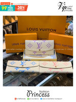 ORI หนังแท้ | LV Long Wallet 20cm กระเป๋าสตางค์ใบยาว โทนสีสดใส มีฟังก์ชันและสไตล์ให้เลือกด้วยช่องใส่บัตรหลายช่อง