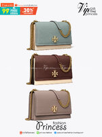 TORY BURCH LIMITED-EDITION SHOULDER BAG รุ่นลิมิเต็ด กับกระเป๋าสะพายไหล่ทรงผู้ดี ที่ผลิตมาในจำนวนจำกัด โดดเด่นด้วยอะไหล่ทองคลาสสิคหรูหรา