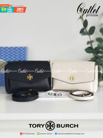 TORY BURCH CROSSBODY BAG กระเป๋าสะพายข้าง **หนังสวยมาก อะไหล่ทองวินเทจ ด้านหน้าประดับโลโก้แบรนด์ เปิดปิดด้วยตัวล็อคหมุน ภายในโล่งกว้างบุผ้าปั้มแบรนด์ มีช่องใส่ของ 3 ช่องใหญ่ พร้อมช่องซิปและที่เก็บบัตร มาพร้อมสายยาวถอด-ปรับระดับได้ ขนาดกำลังดี รีบคว้าด่วนค