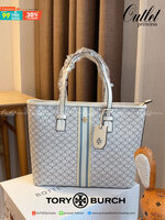 ของแท้ 💯% TORY BURCH TOTE BAG กระเป๋าสะพายไหล่ทรงช้อปปิ้ง ทรงคลาสสิค ฮิตตลอดกาล ทรงสวยขนาดกำลังดี