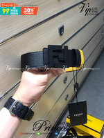 FENDI Belt Black leather belt เข็มขัดเฟนดิหนังแท้ เกรดออริจินอล ดีไซน์เรียบหรูเข้ากับทุกลุ๊ค ใช้ได้ทั้งชายหญิง มาพร้อมกล่อง ห้ามพลาดค่ะ! พร้อมส่งที่ไทย ภาพถ่ายจากงานขายจริง ใช้งานต่างประเทศได้