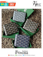 Goyard Wallet Men / Goyard Victoire Wallet กระเป๋าสตางค์ขนาดกะทัดรัดและเหมาะสําหรับการจัดสำหรับการ์ดและธนบัตร ลวดลายสุดคลาสสิค
