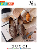 GUCCI รองเท้าคัชชู GG jumbo collection ใหม่ ล่าสุดปีนี้เลย ผ้าลายใหม่ ไม่เหมือนใคร งานชนช้อปค่ะ ปั้มแบรนด์ สวยมาก