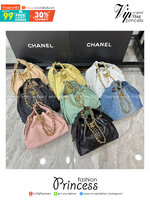 ORI หนังแท้ | 25cm CHANEL 25 Small Handbag Spring-Summer 2025 กระเป๋าสะพายรุ่นใหม่สุดฮอตแห่งปี หนังแท้ลายเกรน ที่สุดแห่งความไอคอนิก มาพร้อมใบเล็ก อะไหล่สีทองสวยหรู