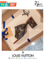 Louis Vuitton LV Shoes รองเท้างานสวม เรียบหรู งานไฮมากคะ งานแต่งโชว์หลายหลังแบรนด์ สวมใส่ง่าย แมทส์ชุดง่าย ส้นแท่ง ยื่นเดิน ใส่สบาย ไม่เมื่อย
