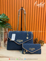 ของแท้ 100% Guess Women’s Crossbody Bag Set สุดคุ้ม!!!! เซตสวยหรูดูแพง สวยจริงจริง ช้าหมด ราคานี้หาที่ไหนได้!! Denim
