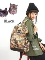 New arrival!!รุ่นใหม่ล่าสุด เป็นการร่วมกันของ Anello x Legato Largo ; Botanical & Cat nylon Cap fasteners Backpack รุ่นคลาสสิค กระเป๋าเป้สะพาย น้ำหนักเบา วัสดุไนล่อนผสมหนัง ภายในกว้าง น้ำหนักเบา ด้านหน้ามีช่องซิป พลาดไม่ได้กับสัญลักษณ์โครงกระเป๋าเพื่อการใ