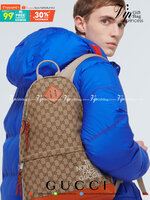 หนังแท้ The North Face x Gucci backpack พร้อมส่งที่ไทย
