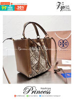 TORY BURCH MCGRAW DRAGONFLY IN MONOGRAM JACQUARD กระเป๋าลายโมโนแกรมยอดฮิต ที่มาในรูปทรงดีไซน์ใหญ่ สวยเก๋ ไม่เหมือนใคร ไม่มีซ้ำ!!