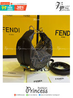 FENDI NANO Fendigraphy Bag fabric charm / Fendi hobo bag 20cm พร้อมส่ง กระเป๋าสะพายไหล่เฟนดิปักเลื่อมรุ่นใหม่ สวยหรู **สินค้าเกรดออริจินอล 1:1 สลับแท้