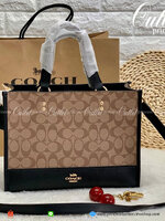 ของแท้ 100% COACH DEMPSEY CARRYALL IN SIGNATURE CANVAS ((1955))
