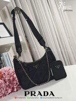 NEW 2021 !!! พร้อมส่งรุ่นใหม่ *กำลังมาแรงมากค่ะ กับแบรนด์ PRADA ใบเดียวคุ้มมากค่ะ อุปกรณ์ ครบชุด *ซื้อ1ได้ถึง3ไอเท็ม ทั้งสายยาว และกระเป๋าใส่เหรียญ และป้ายแท็คหนัง อย่างดี