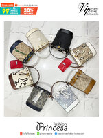 TORY BURCH Mini T Monogram Bucket Bag / Tory Mini Bucket Bag กระเป๋าทรงบัคเก็ต ไซส์มินิสุดคลาสสิก กระเป๋าทรงขนมจีบ