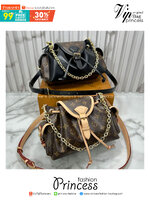 ORI หนังแท้ | LV Odyssee bag Monogram Canvas กระเป๋าสะพายดีไซน์ใหม่ คอลเลกชันประจำฤดูกาล Pre-Fall 2025 ออกแบบมาเพื่อเชิดชูมรดกล้ำค่าที่สืบทอดจากรุ่นสู่รุ่น ดีไซน์ทันสมัยใช้งานได้ทุกวัน