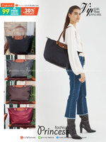 LONGCHAMP LE PLIAGE ORIGINAL SHOULDER BAG L (หูยาว ฝาน้ำตาล) กระเป๋าสะพายไหล่ รุ่น Original มีเอกลักษณ์อันโดดเด่นของรุ่นไอคอนนิค