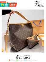 LV Delight Tote Bag กระเป๋าทรงโท้ทใบใหญ่ ขนาดจุได้แบบล้นๆ มาพร้อมใบเล็กเข้าเซ็ทพิเศษที่สุด!! สมใจใครที่มองหากระเป๋าใบโปรด