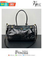PRADA | Large leather handbag / Prada Tote bag กระเป๋าสะพายใบใหญ่ งานหนังเต็มใบ เกรดออริ สลับแท้ 1:1 ใช้งานต่างประเทศได้