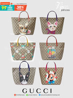 VIP 】Gucci Kid GG Supreme Tote Bag งานหนังแท้ทรงตั้งสวย ขนาดกะทัดรัด จุของได้เยอะ ใช้ได้ทั้งเด็กและผู้ใหญ่ น่ารักมากค่ะ