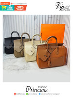 ORI หนังแท้ | Hermes Birkin Desordre 30 Bag กระเป๋าสะพายดีไซน์ใหม่ หรูหรา