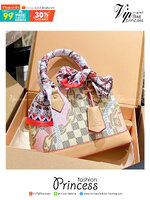 LV Alma BB Damier Azur Canvas Handbags New Spring Collection – Nautical กระเป๋าทรงโดมสุดฮิต เป็นหนึ่งคอลใหม่ที่มอบสีสันสดใสรับ summer ได้ดี ที่สาวๆตามหา สวยสะพายขับผิว อัพลุคไฮน์ที่สุด