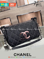 CHANEL Work Bag Black 11” พร้อมส่งที่ไทย Very handy handbag that also serves as a workbag. Can fit Iphone max Pro comfortably. In very good condition.