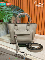 ของแท้ 💯% LONGCHAMP MINI MAILBOX TOP HANDLE BAG กระเป๋าถือ/Crossbody รุ่นหายาก!! รุ่นใหม่ล่าสุด ดีไซน์ด้วยเส้นด้ายที่ดูโฉบเฉี่ยว และ รูปทรงสี่เหลี่ยมคางหมู ทรงสวยโดดเด่น