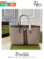Gucci Ophidia medium tote bag กระเป๋าทรงโท้ทใบใหญ่จุใจ จุของได้เยอะจุกๆ เอาใจสายแบกที่ยังคงความหรูหราไว้อย่างลงตัว