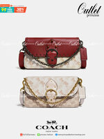 Coach Beat Crossbody Clutch In Signature Canvas With Horse And Carriage Print((6910//4760)) 🌈ได้ไปไม่ผิดหวังแน่นอนค่ะ! กระเป๋าหิ้วได้//คลัทออกงานได้//สะพายครอสบอดี้ร์ได้ สุดคุ้ม! หนังแท้อย่างดี smooth leather ค่ะ