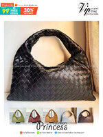 BOTTEGA intrecciato hobo shoulder bag / Bottega Hop Bag กระเป๋าทรงโฮโบ จุของได้เยอะ เกรดออริ สลับแท้ 1:1 ใช้งานต่างประเทศได้