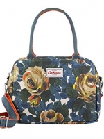 Cath Kidston Matt Oilcloth Busy Bag Handbag Crossbody Dimension: 34 x 22 x 12 cm / Strap 120 cm 2 way use, either use as a handbag or a cross body bag Waterproof matt oilcloth surface 2015AW Season's Oxford Rose Print in Deep Blue Colour