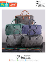 Goyard Boeing Travel 55 Duffle Bag กระเป๋าเดินทางใบใหญ่ ดีไซน์สวยคลาสสิกเป็นเอกลักษณ์ ไอเท็มที่จะทำให้การเดินทางไม่ธรรมดาอีกต่อไป ด้วยดีเทลความเป็นเอกลักษณ์ เรียบแต่หรู ภายในจุของได้เยอะมาก ใหญ่จริง!! ใบนี้คุ้มค่าราคามากๆ