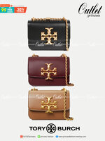 TORY BURCH ELEANOR SMALL CONVERTIBLE SHOULDER BAG ฮอตไอเท็ม รุ่นนี้ขายดีขายหมด คัมแบค!! สวยหรู คุณหนู ผู้ดี!! หายากมากที่สุด!! กระเป๋าสะพายข้าง ดีไซน์อยู่ทรง ขนาดกำลังสะดวกใช้สำหรับสาว วัสดุหนังแท้เต็มใบ สีทูโทน เปิด-ปิดด้วยแถบแม่เหล็ก ภายในแบ่งสัดส่วนได้