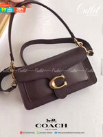 ของแท้ 💯% COACH Coach tabby convenience shoulder bag crossbody Product Details Polished pebble leather Inside zip BROWN