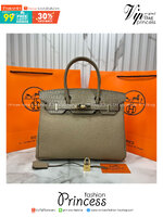ORI หนังแท้ | Hermes Birkin 30 Bag กระเป๋าสะพายที่สุดแห่งหรูหราลัคชู นิยามของความสง่างามเหนือกาลเวลา แบรนด์เนมในฝัน งดงามดั่งเจ้าหญิง