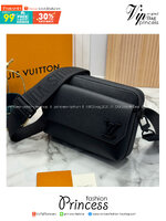 LV Fastline Messenger Bag กระเป๋าสะพาย ทรงแมสเซ็นเจอร์ สีดำเต็มใบสวยคลาสสิก หนังแท้สัมผัสนุ่ม ผสานสไตล์และฟังก์ชันการใช้งานเข้าด้วยกันอย่างลงตัว