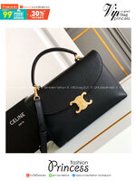 MEDIUM CELINE NINO BAG IN SUPPLE กระเป๋าสะพายหูจับในตัว แบรนด์หรู ดีไซส์คล่องตัว เกรดออริ สลับแท้ 1:1 ใช้งานต่างประเทศได้