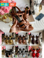 YSL TRIBUTE HEEL / SAINT LAURENT TRIBUTE HEEL / YSL HIGH HEEL เกรดออริจินอล รองเท้าส้นสูงแบรนด์หรู ที่สาวๆ ทุกคนควรมี ไว้ออกงานหรือใส่ทำงานได้ คู่นี้คือปังได้ตลอดกาล เพิ่มความสูงเพรียว สวยหรูมากค่ะ