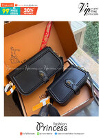 พร้อมส่ง 2 ไซส์ 💖💖 LV officier crossbody bag / LV Officier Pouch With Strap กระเป๋าสะพายดีไซส์คล่องตัว เท่ๆ คูลๆ ใช้งานสะดวก พร้อมใบลูกน่ารัก และสายสะพายเส้นใหญ่