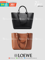 พร้อมส่งความสวย! Super Rare! ห้ามพลาด!✴️ LOEWE HANDLE & SHOULDER BAG VIP GIFT WITH PURCHASE (GWP) กระเป๋าหนังแท้พรีเมี่ยมกิ๊ฟ Limited จาก LOEWE PERFUME DUTYFREE รุ่น Rare items สุดๆวัสดุหนังแท้ Lambskin แบบนิ่มเทคเจอร์สวยดีไซน์สุดหรูคงเอกลักษณ์แบรน